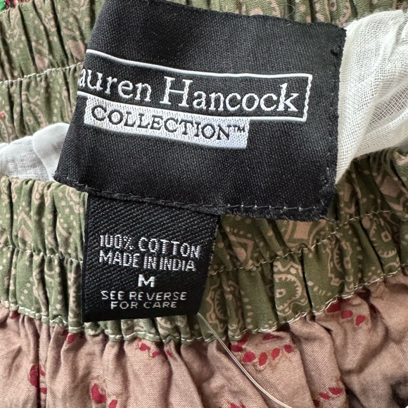 NWT Boho Patchwork Tiered Colorful Layers Prints Cotton Peasant Skirt size M - Picture 4 of 17